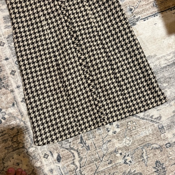Chloe vintage houndstooth brown dress size 2 - Picture 3 of 14